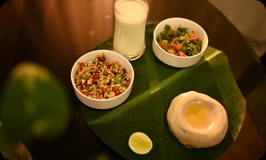 Organic naturopathy meal at VSR Nature Cure Hyderabad